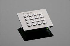  La tastiera in acciaio inox antivandalo 16T-ES19 in varie disposizioni, anche singole, è particolarmente adatta per l'utilizzo in luoghi pubblici 