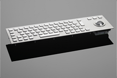  Stainless steel keyboard in ATK-Design with 65 keys and Trackball
 Vandalproof keyboard made of stainless steel. In every country version available. 