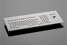  Stainless steel keyboard 102T-ES with 102 keys and Trackball
Vandalproof keyboard made of stainless steel - with integrated trackball and mouse available. 