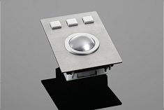 Edelstahl Trackball DS-TB38 ist ein Vandalismus geschütztes, vollwertiges Zeigegerät, das dort eingesetzt wird, wo Mausfunktionen notwendig sind. 