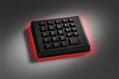  Freely programmable illuminated keyboard with very small dimensions. Find many more illuminated keyboards here. 