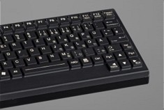  la tastiera compatta in silicone DS85S è estremamente compatta (238x127x16mm) e progettata per le applicazioni industriali più difficili (IP68). 