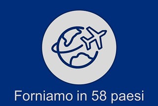  Forniamo in 58 paesi 